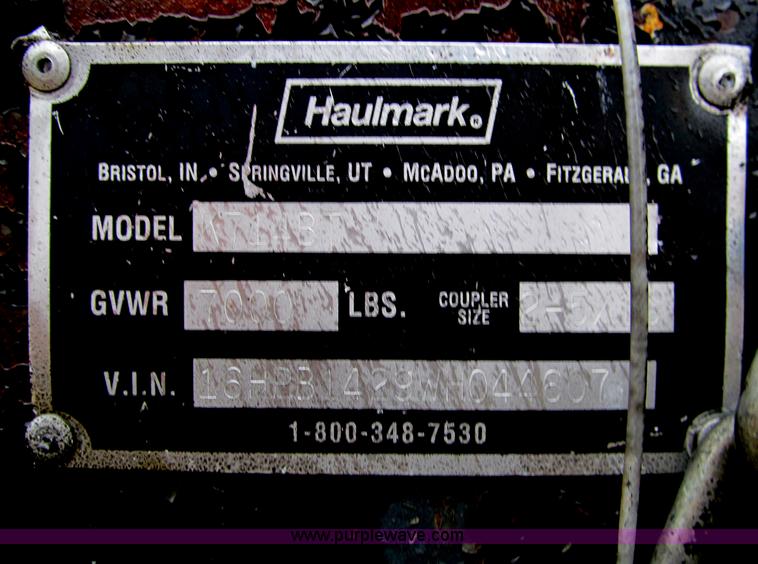 image for item D3002 1998 Haulmark enclosed trailer
