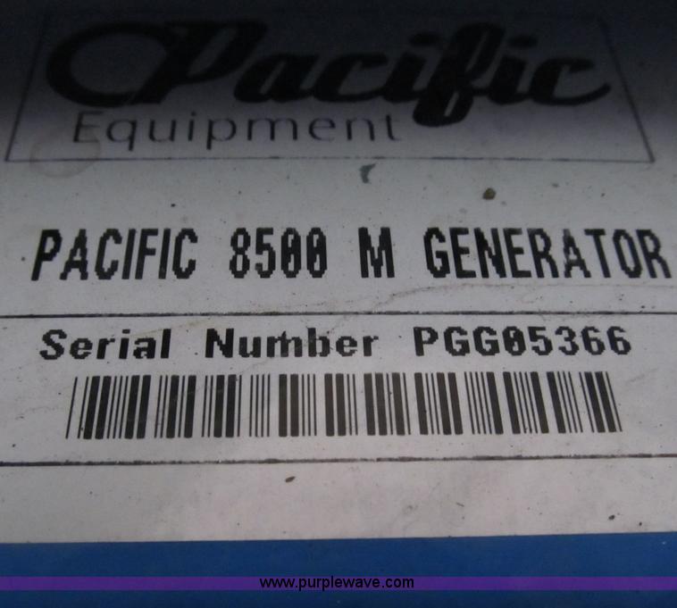 image for item D9300 Pacific PG8500M generator