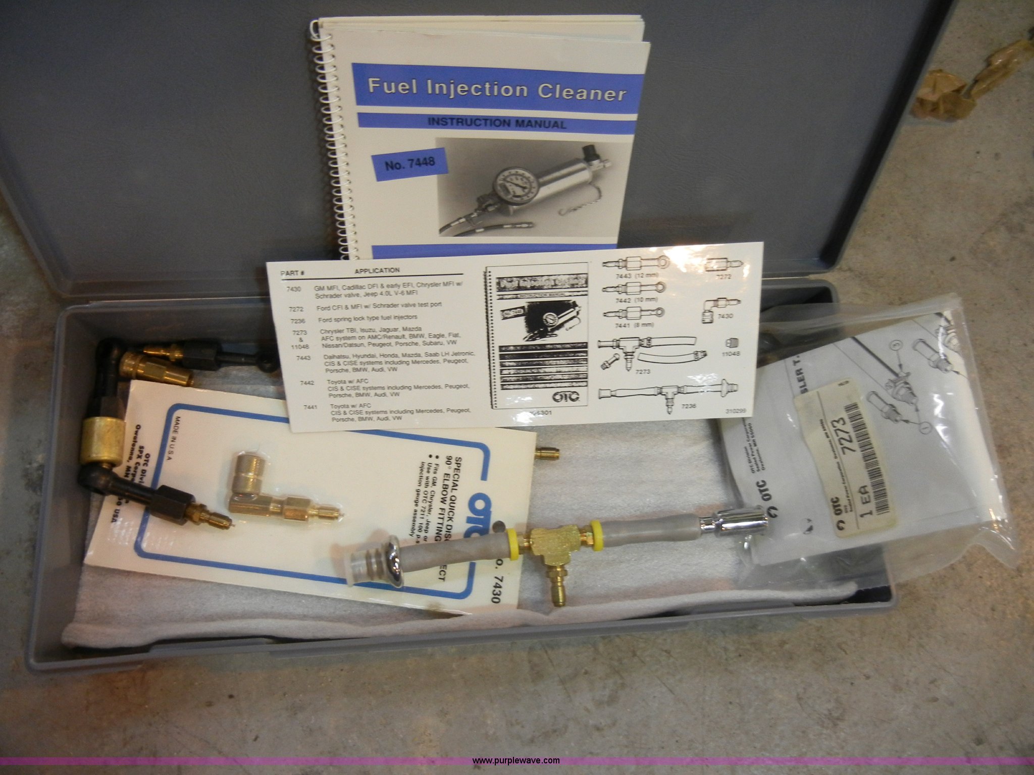 OTC fuel injector cleaning kit in Topeka, KS Item C4167 sold Purple Wave