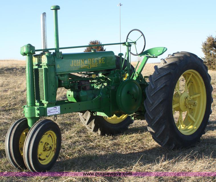 image for item A6631 1937 John Deere Model A tractor