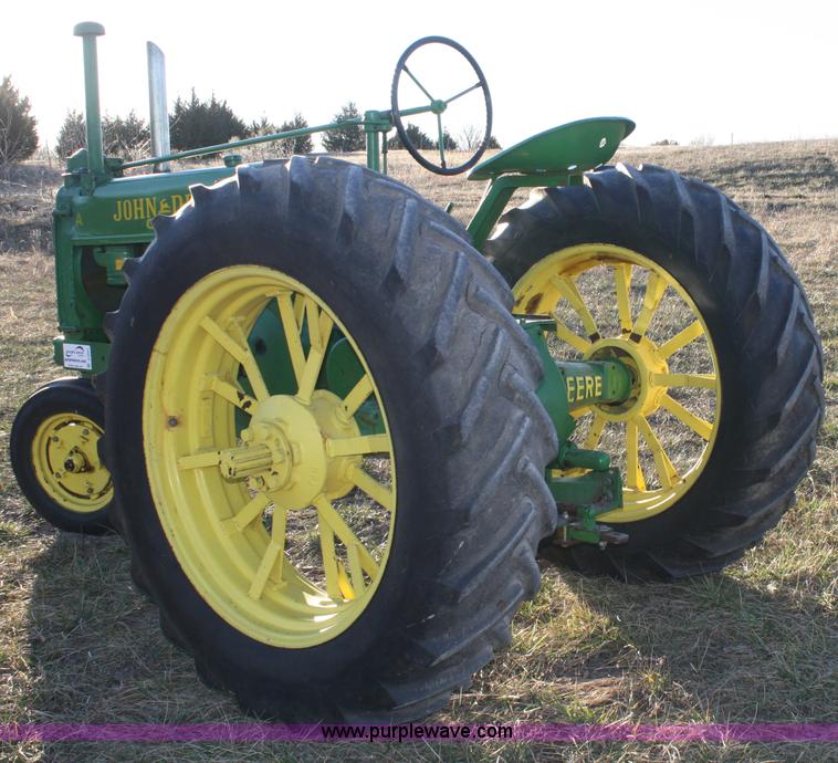 image for item A6631 1937 John Deere Model A tractor