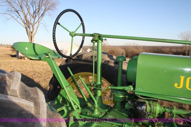 image for item A6631 1937 John Deere Model A tractor