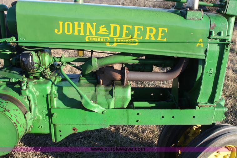 image for item A6631 1937 John Deere Model A tractor