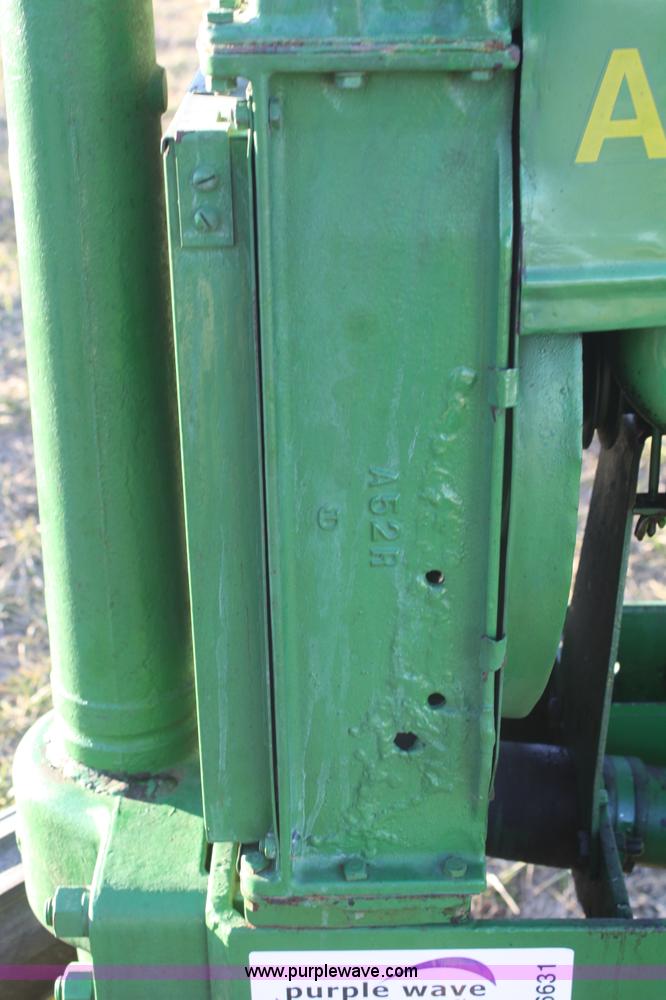 image for item A6631 1937 John Deere Model A tractor