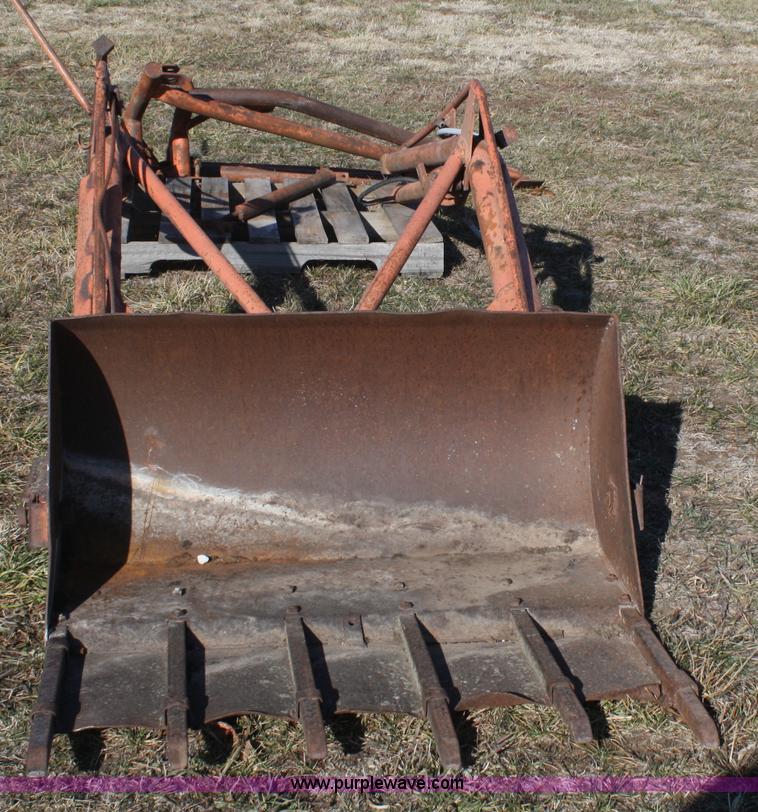 image for item A6671 Allis Chalmers front loader with trip bucket