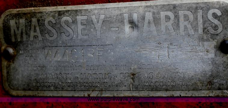 image for item A6678 1956 Massey-Harris 444 G1RF tractor