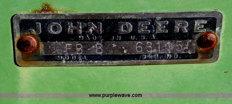 image for item A6716 John Deere FB-B drill