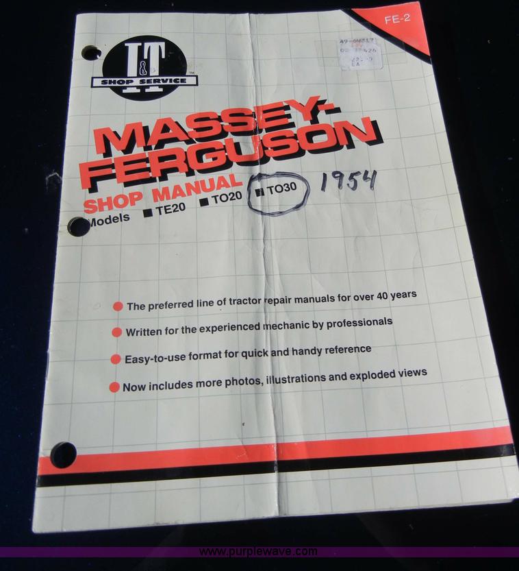 image for item C4134 1954 Massey-Ferguson 30 tractor