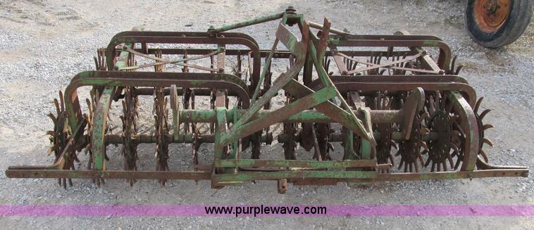 image for item D9305 1950's John Deere two row rotary hoe
