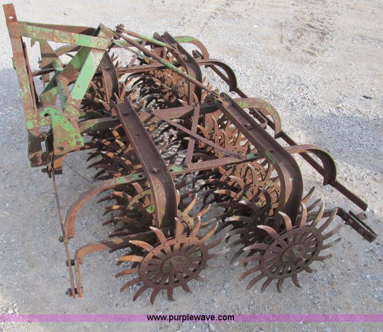 image for item D9305 1950's John Deere two row rotary hoe