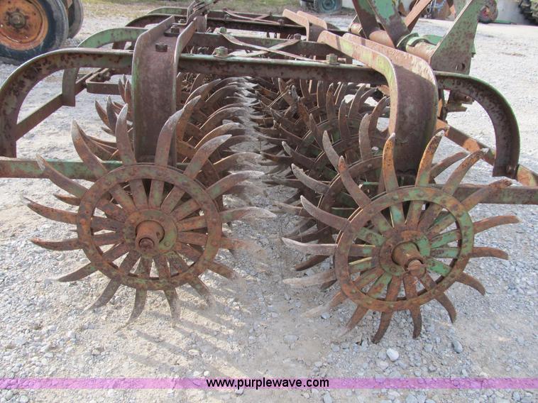 image for item D9305 1950's John Deere two row rotary hoe