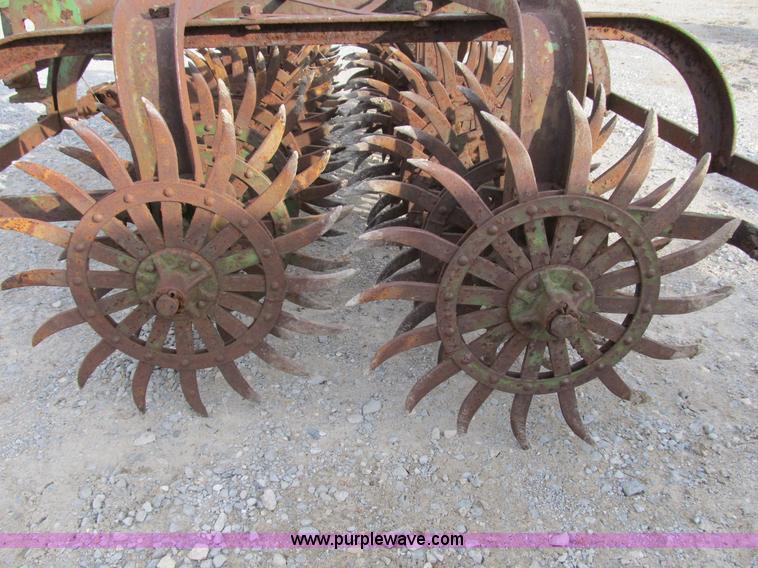 image for item D9305 1950's John Deere two row rotary hoe
