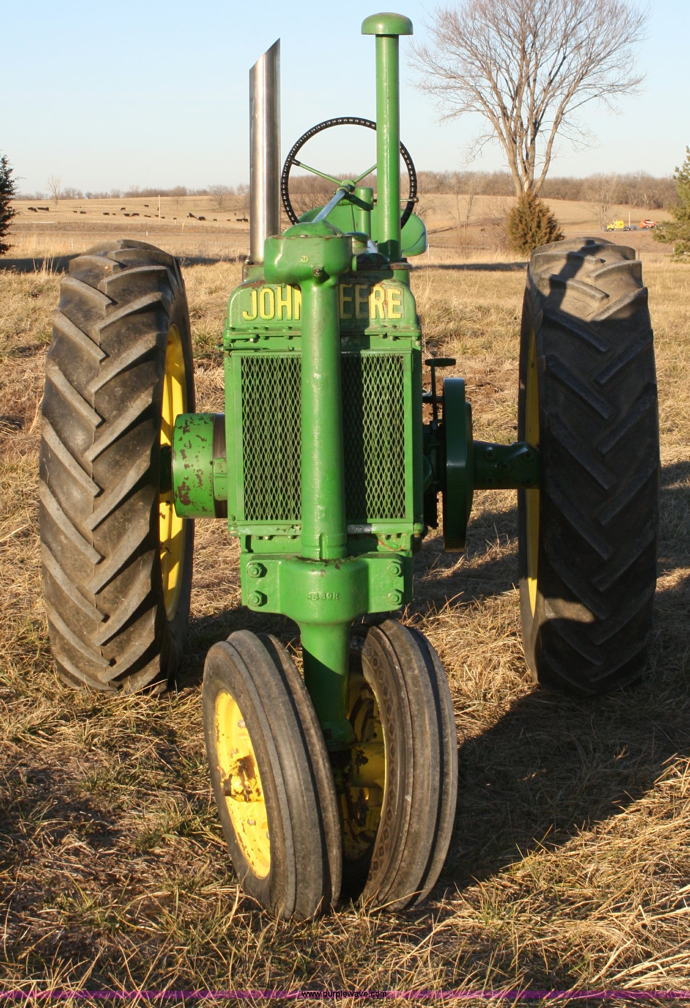 1937 John Deere Model A tractor in Lawrence, KS Item A6631 sold