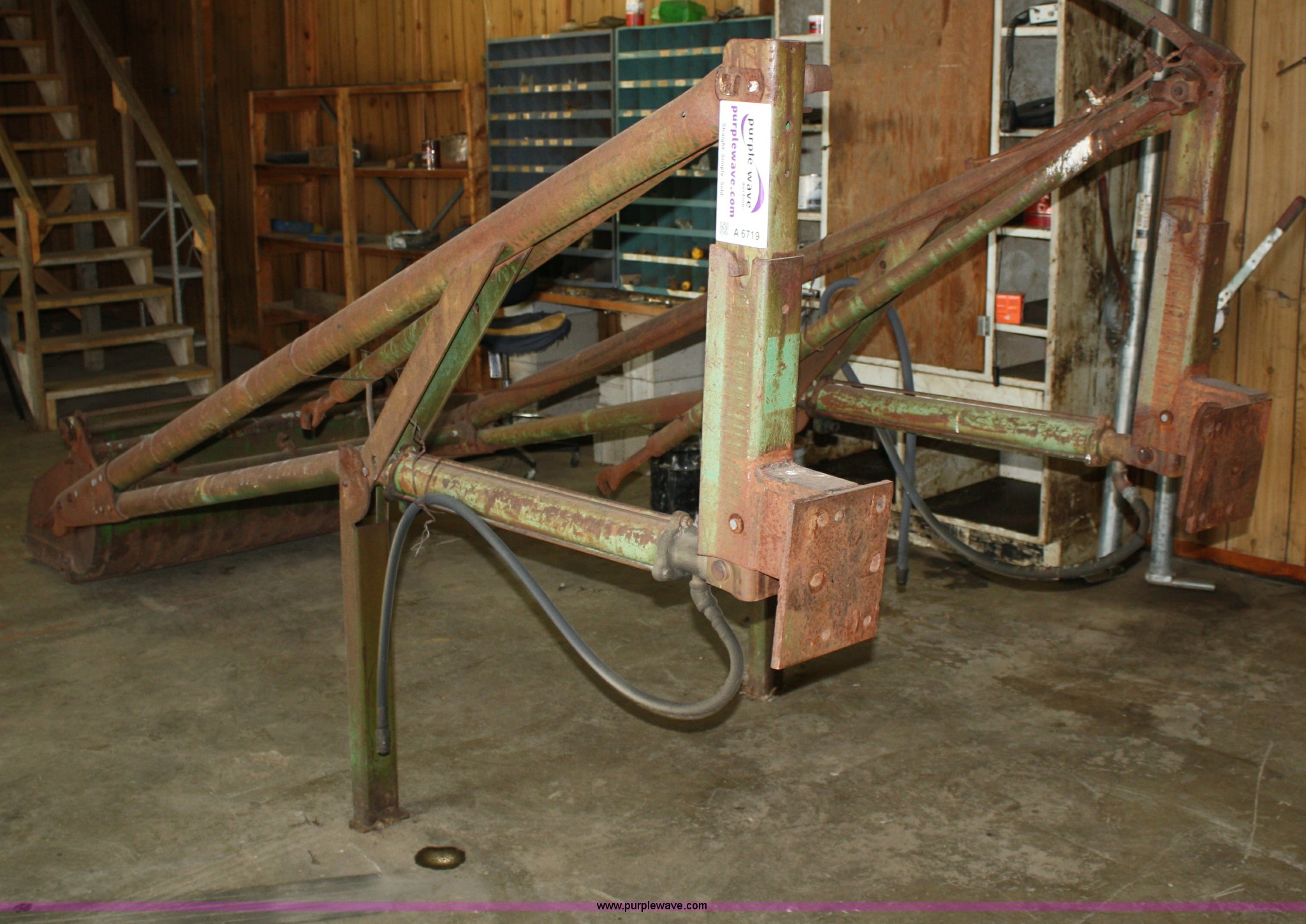 John Deere 45 loader with trip bucket in Wakarusa, KS Item A6719 sold