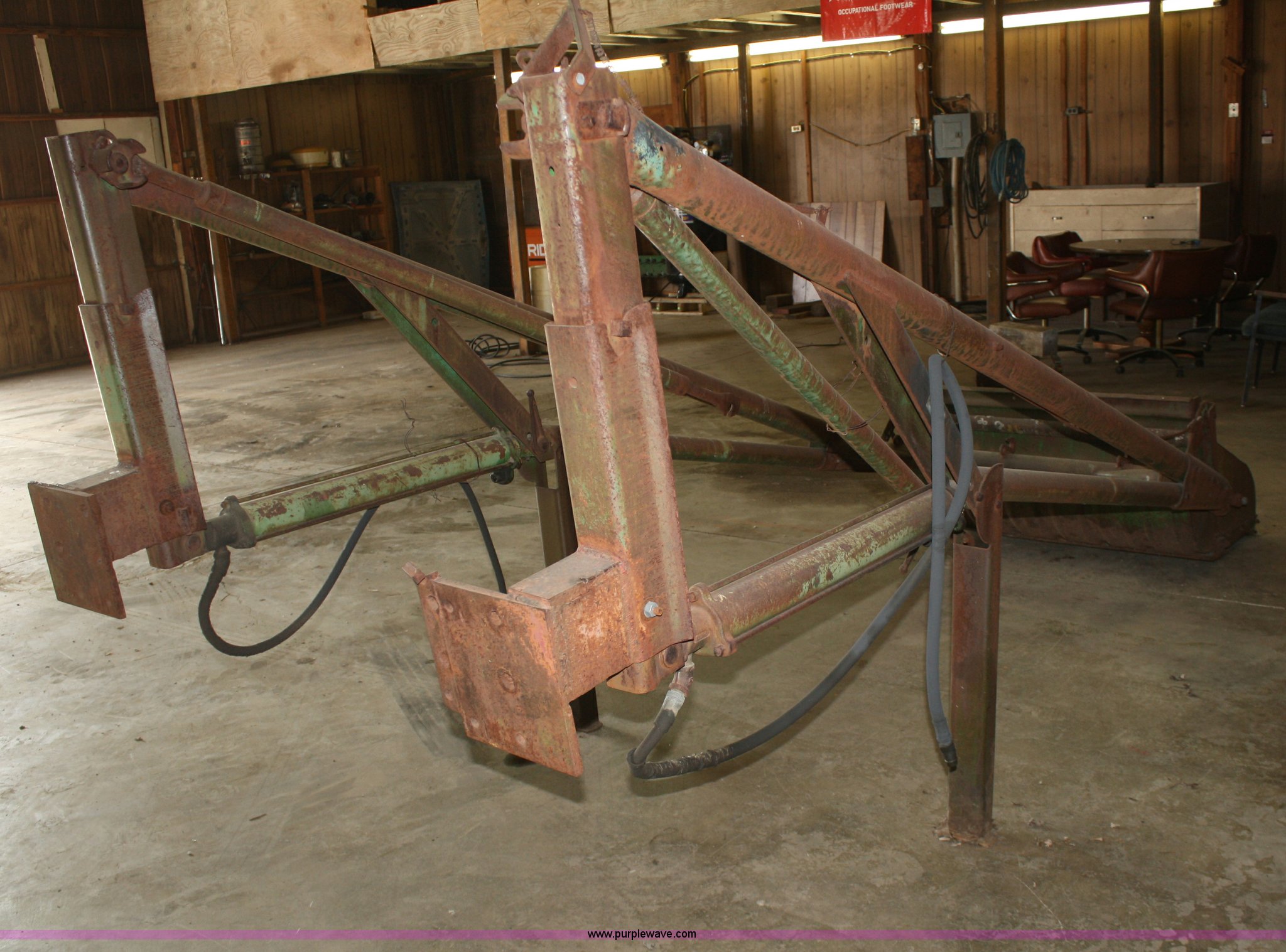 John Deere 45 loader with trip bucket in Wakarusa, KS Item A6719 sold