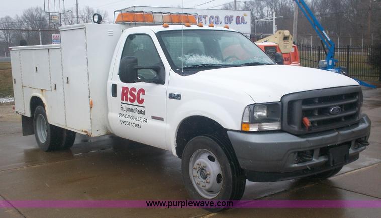 image for item A1877 2004 Ford F550 Super Duty service truck