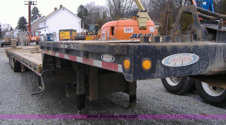 image for item A1879 2005 Ledwell 48' tandem axle hydratail tilt bed trailer