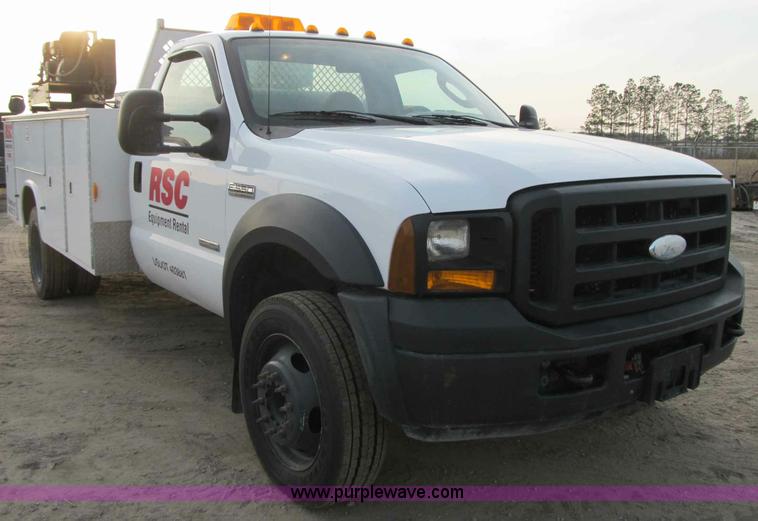 image for item A4931 2007 Ford F550 XL Super Duty service truck
