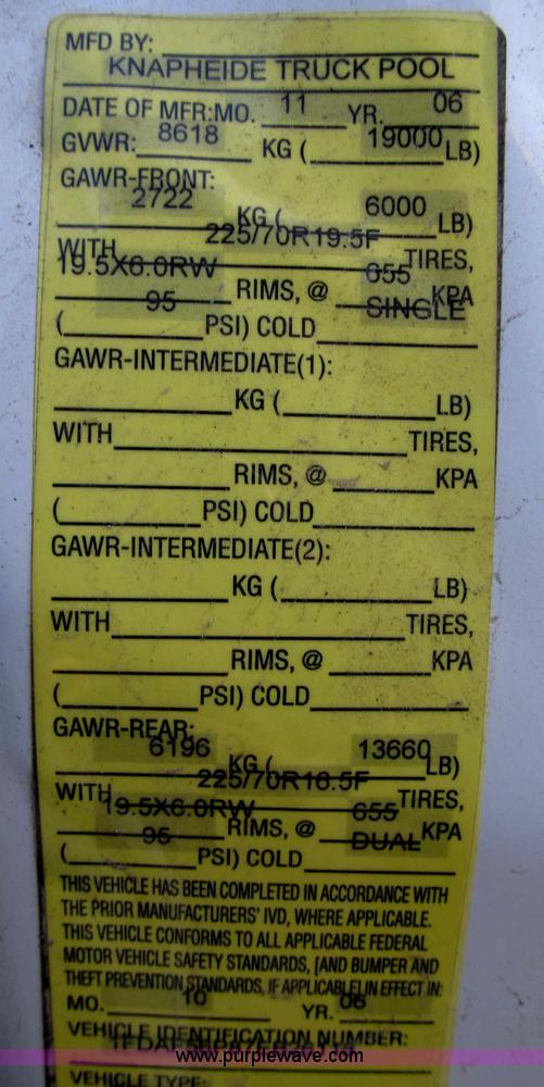 image for item A4931 2007 Ford F550 XL Super Duty service truck