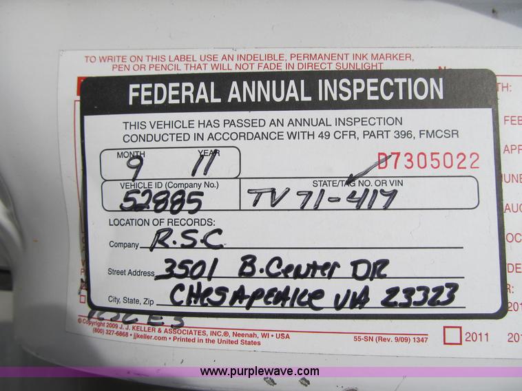 image for item A4932 2004 Ford F550 XL Super Duty service truck