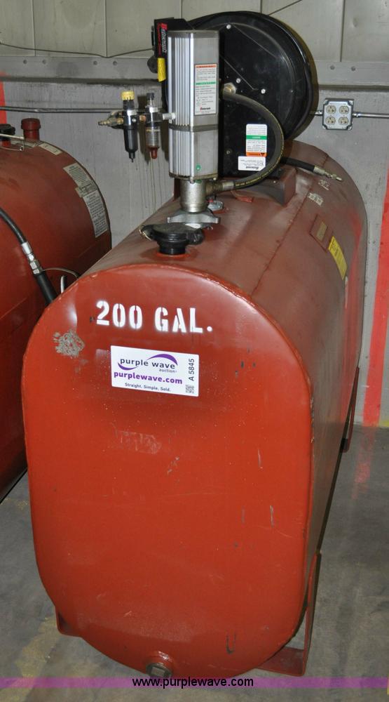 image for item A5845 Quality Air Tool 200 gallon bulk oil tank
