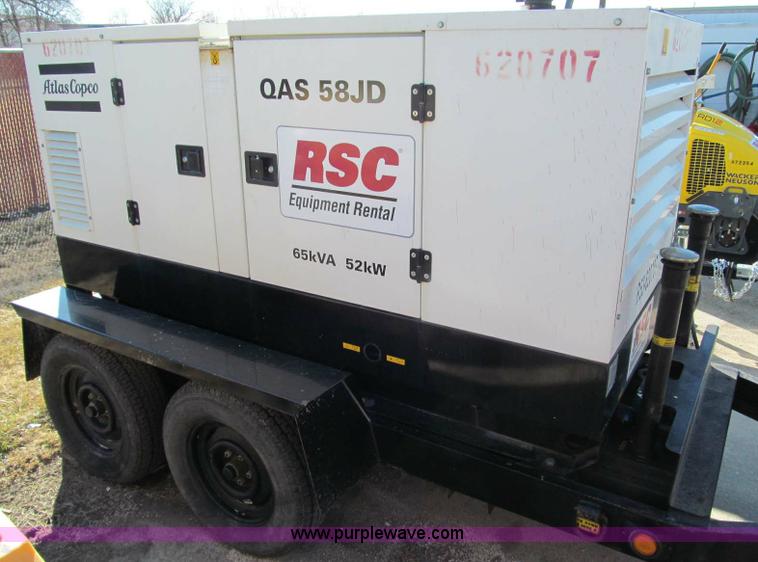 image for item A6674 2005 Atlas Copco generator