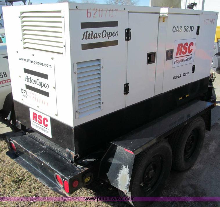 image for item A6674 2005 Atlas Copco generator