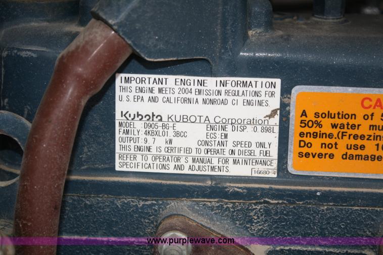 image for item A6761 2005 Terex Amida AL4000 light tower/generator