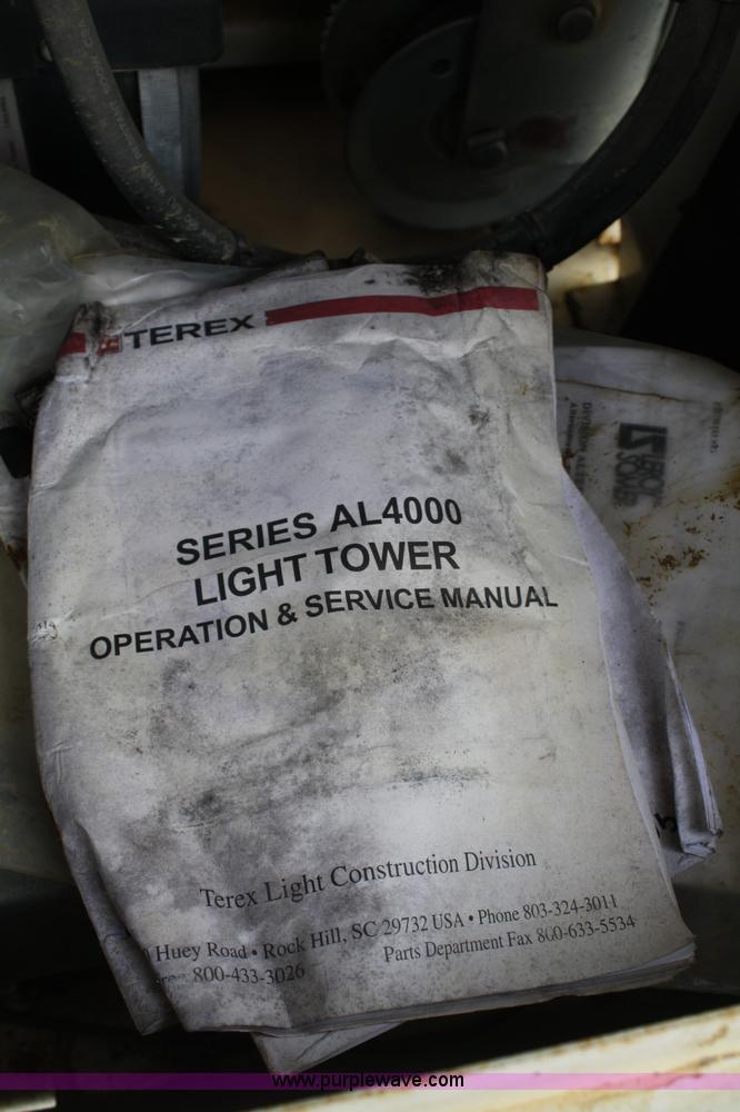 image for item A6761 2005 Terex Amida AL4000 light tower/generator