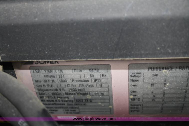 image for item A6761 2005 Terex Amida AL4000 light tower/generator