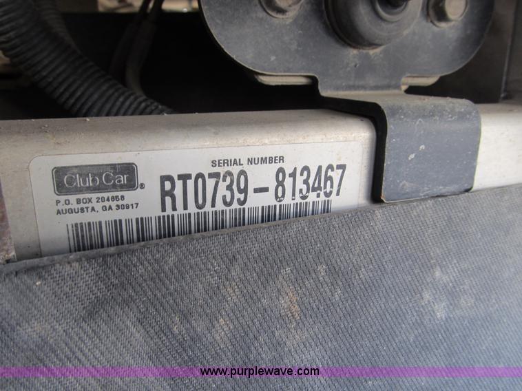 image for item A8072 Club car XRT1550G Intellitrak utility vehicle