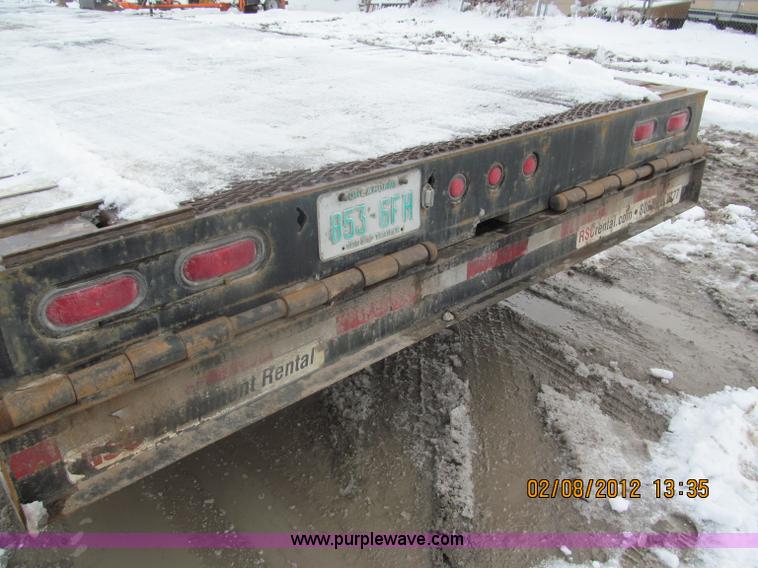 image for item B5100 2006 Ledwell 48' tandem axle hydratail tilt bed trailer