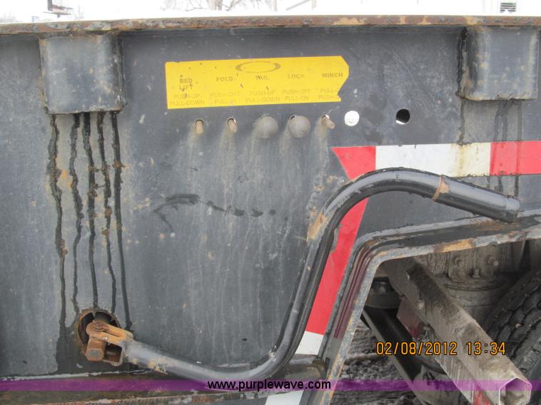 image for item B5100 2006 Ledwell 48' tandem axle hydratail tilt bed trailer