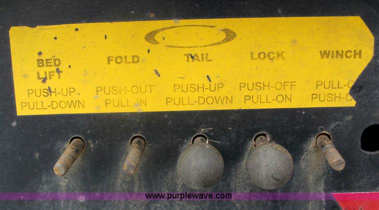 image for item B5100 2006 Ledwell 48' tandem axle hydratail tilt bed trailer