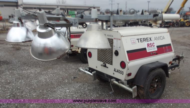 image for item B6225 2006 Amida AL4000 light tower/generator