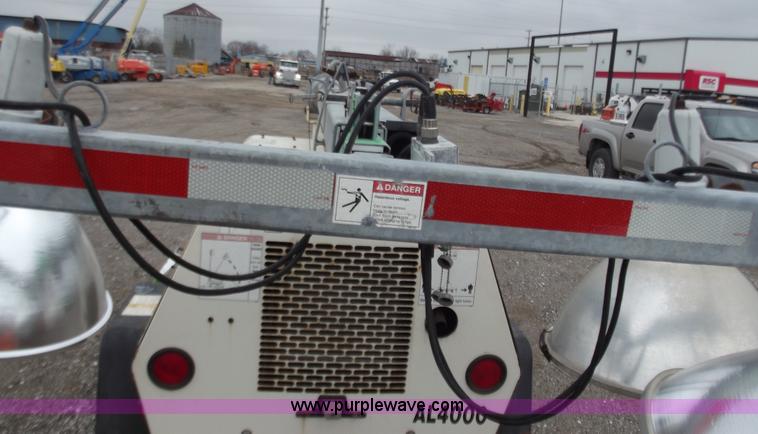 image for item B6225 2006 Amida AL4000 light tower/generator