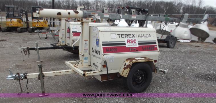 image for item B6226 2005 Amida AL4000 light tower/generator