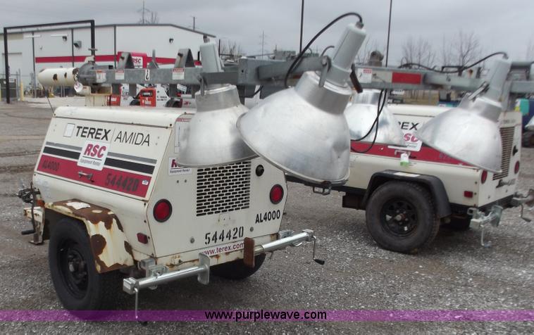 image for item B6226 2005 Amida AL4000 light tower/generator