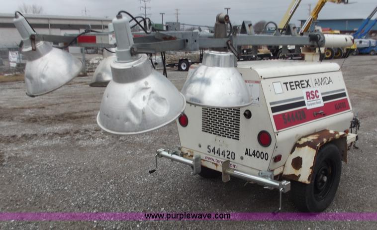 image for item B6226 2005 Amida AL4000 light tower/generator