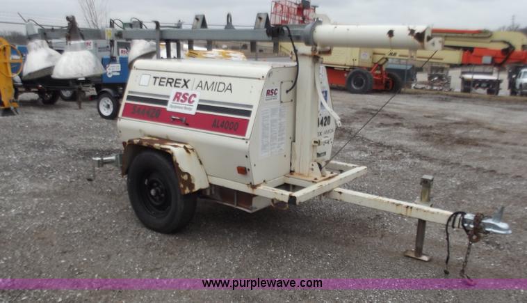 image for item B6226 2005 Amida AL4000 light tower/generator