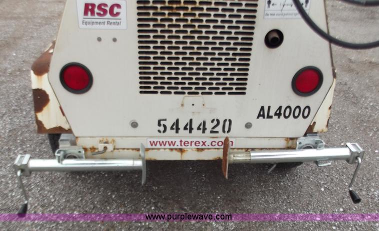 image for item B6226 2005 Amida AL4000 light tower/generator