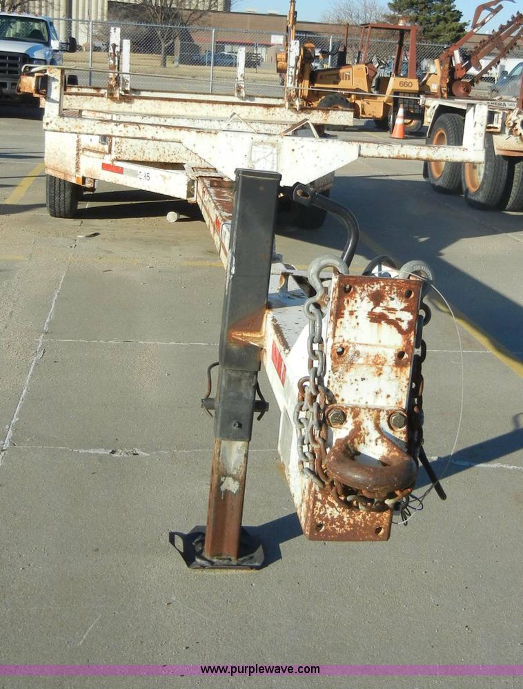 image for item A3478 1991 Kiefer 28' material/pole trailer
