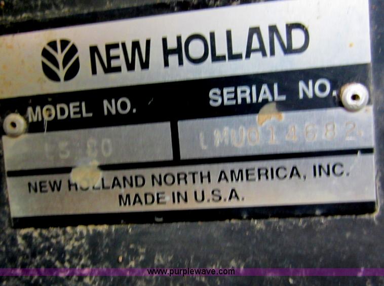 image for item A5627 2004 New Holland LS180 skid steer