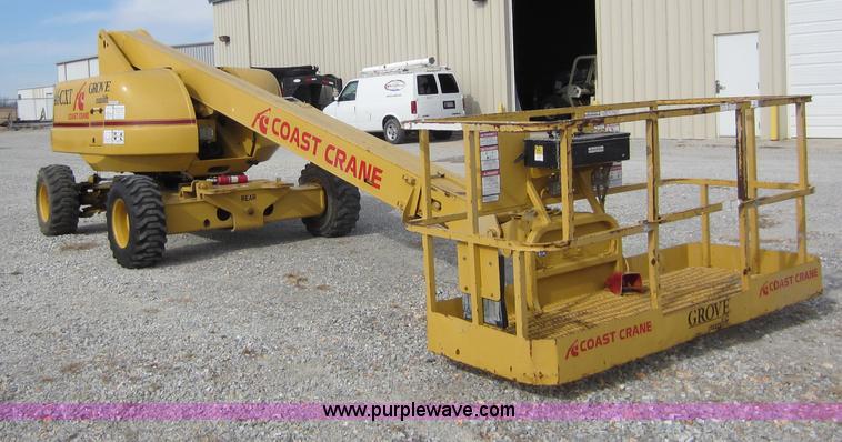 image for item A5628 1998 Grove MZ46CXT boom lift