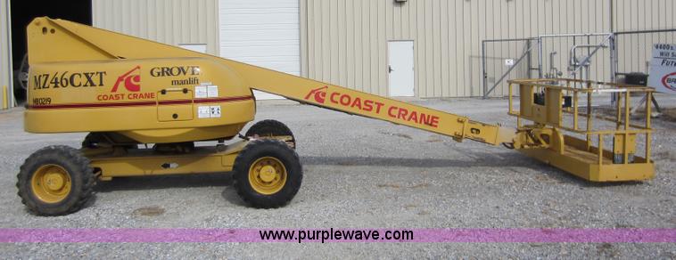 image for item A5628 1998 Grove MZ46CXT boom lift