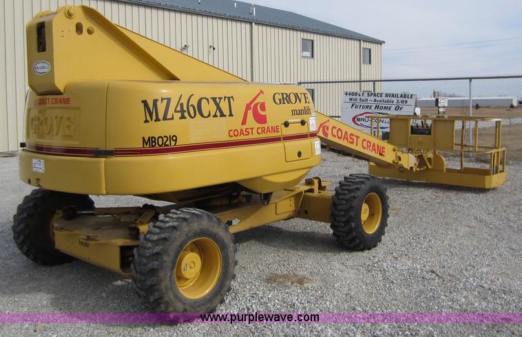 image for item A5628 1998 Grove MZ46CXT boom lift