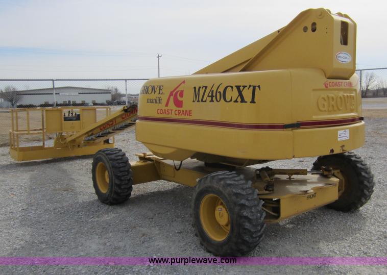 image for item A5628 1998 Grove MZ46CXT boom lift
