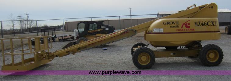 image for item A5628 1998 Grove MZ46CXT boom lift
