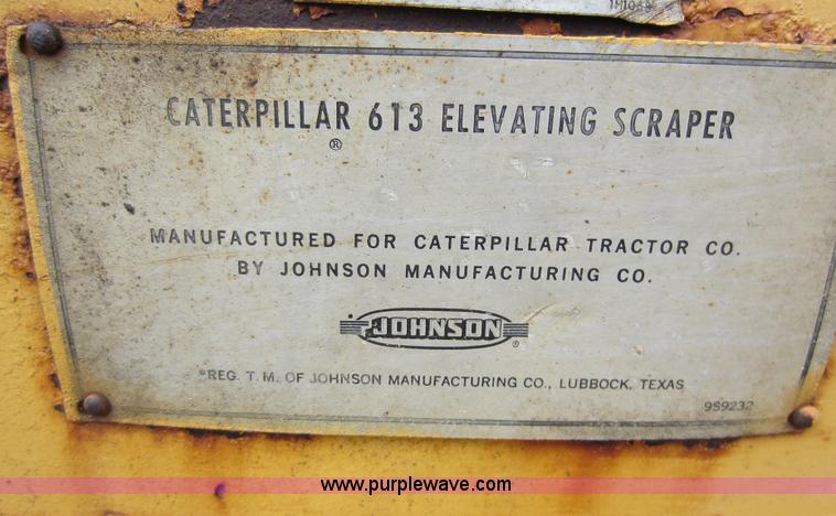 image for item A5638 1976 Caterpillar 613B elevating scraper