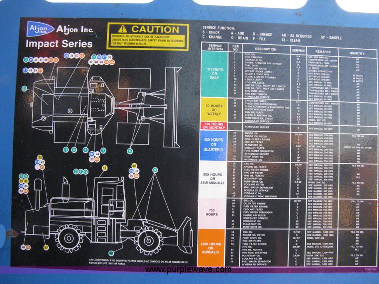 image for item A6051 2001 Al-jon Impact 81K landfill compactor